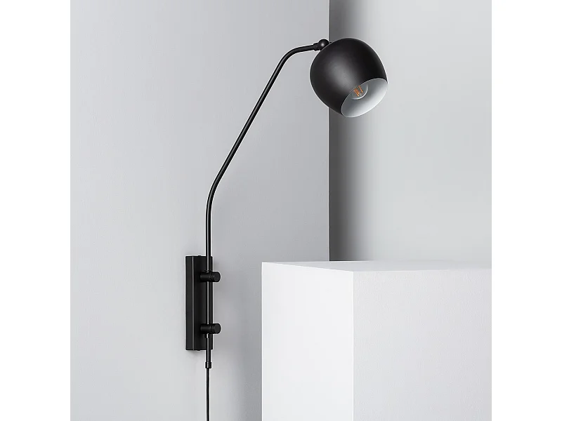 Lampada da Parete Orientabile Bando Nero