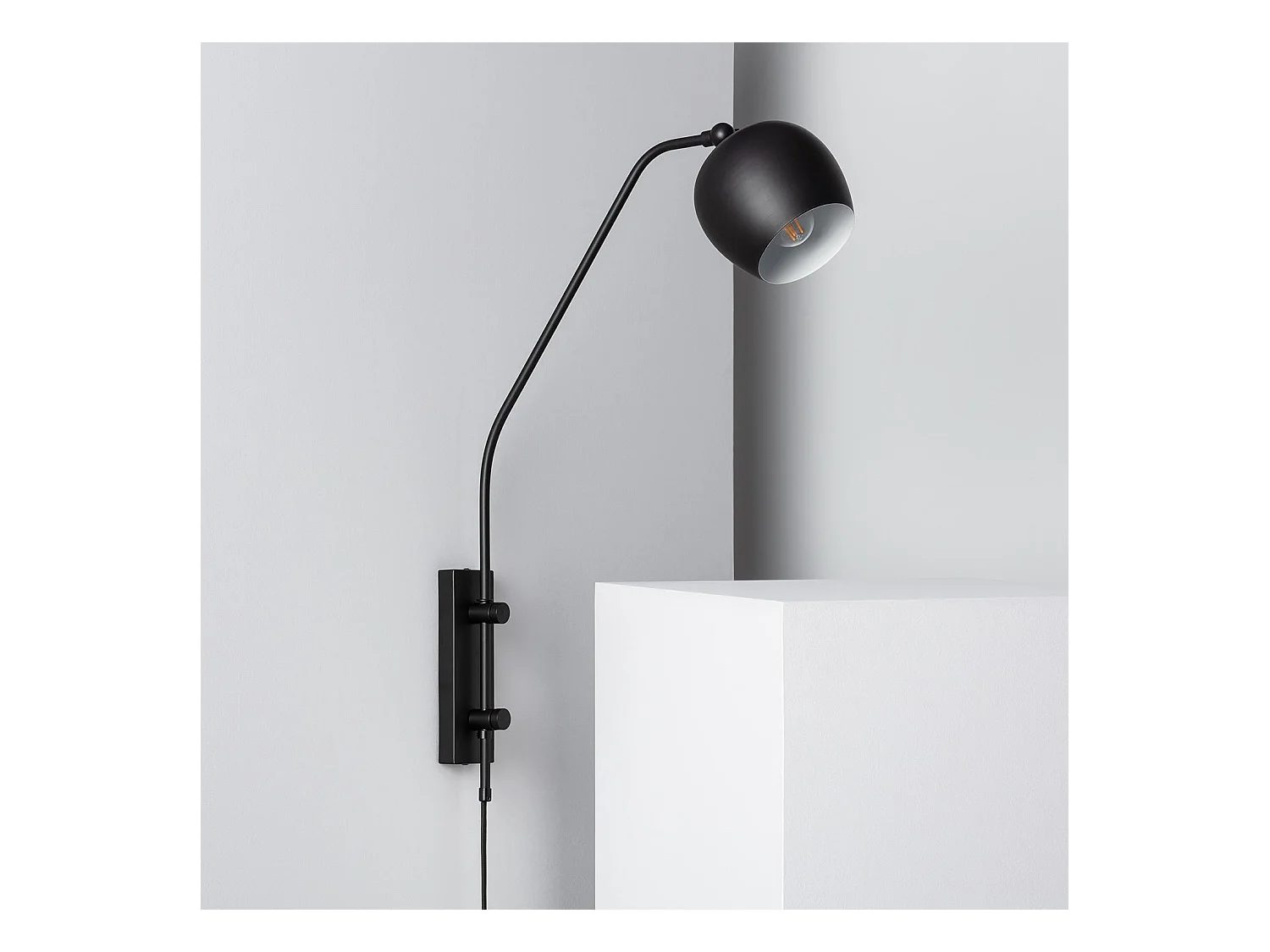 Lampe Murale Orientable Métal Bando Noir