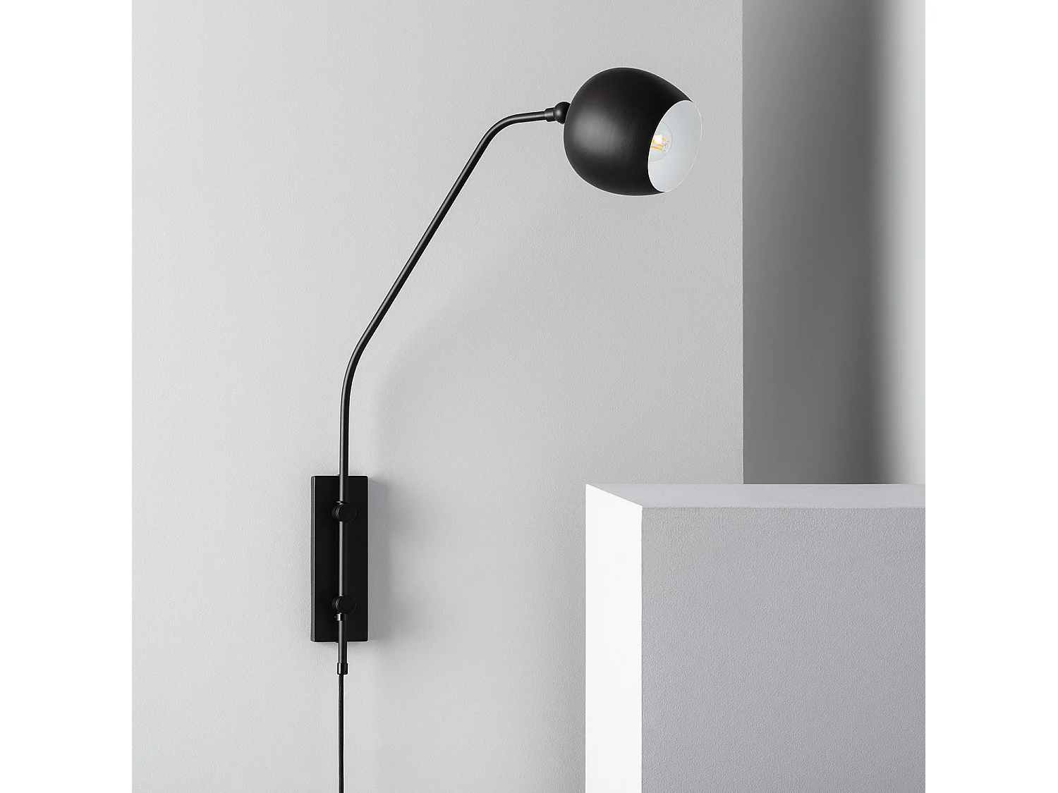 Lampe Murale Orientable Métal Bando Noir