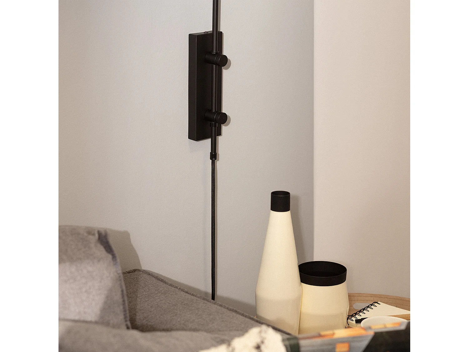Lampe Murale Orientable Métal Bando Noir