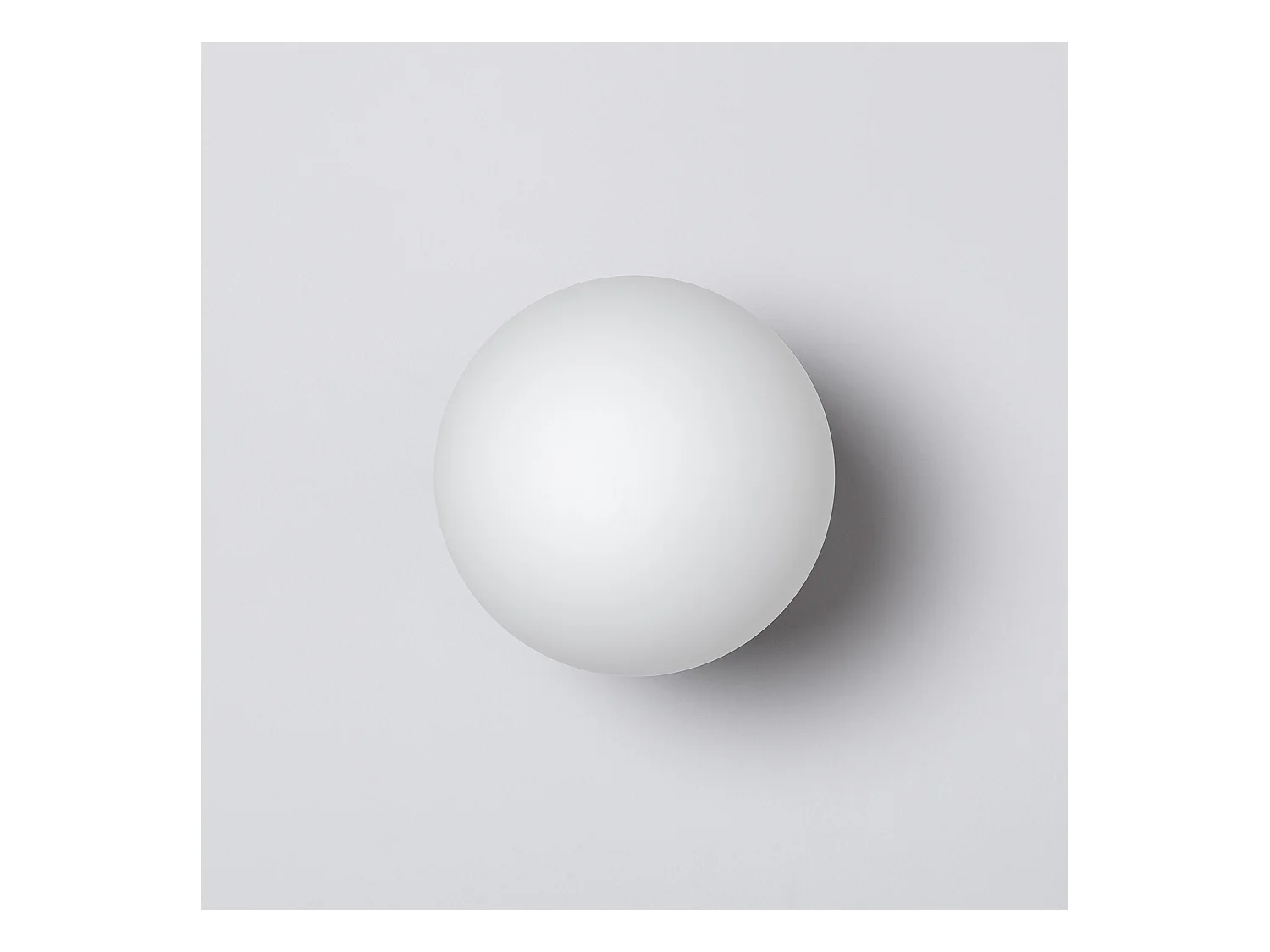 Applique da Parete in Metallo e Vetro Poe Bianco / Nero