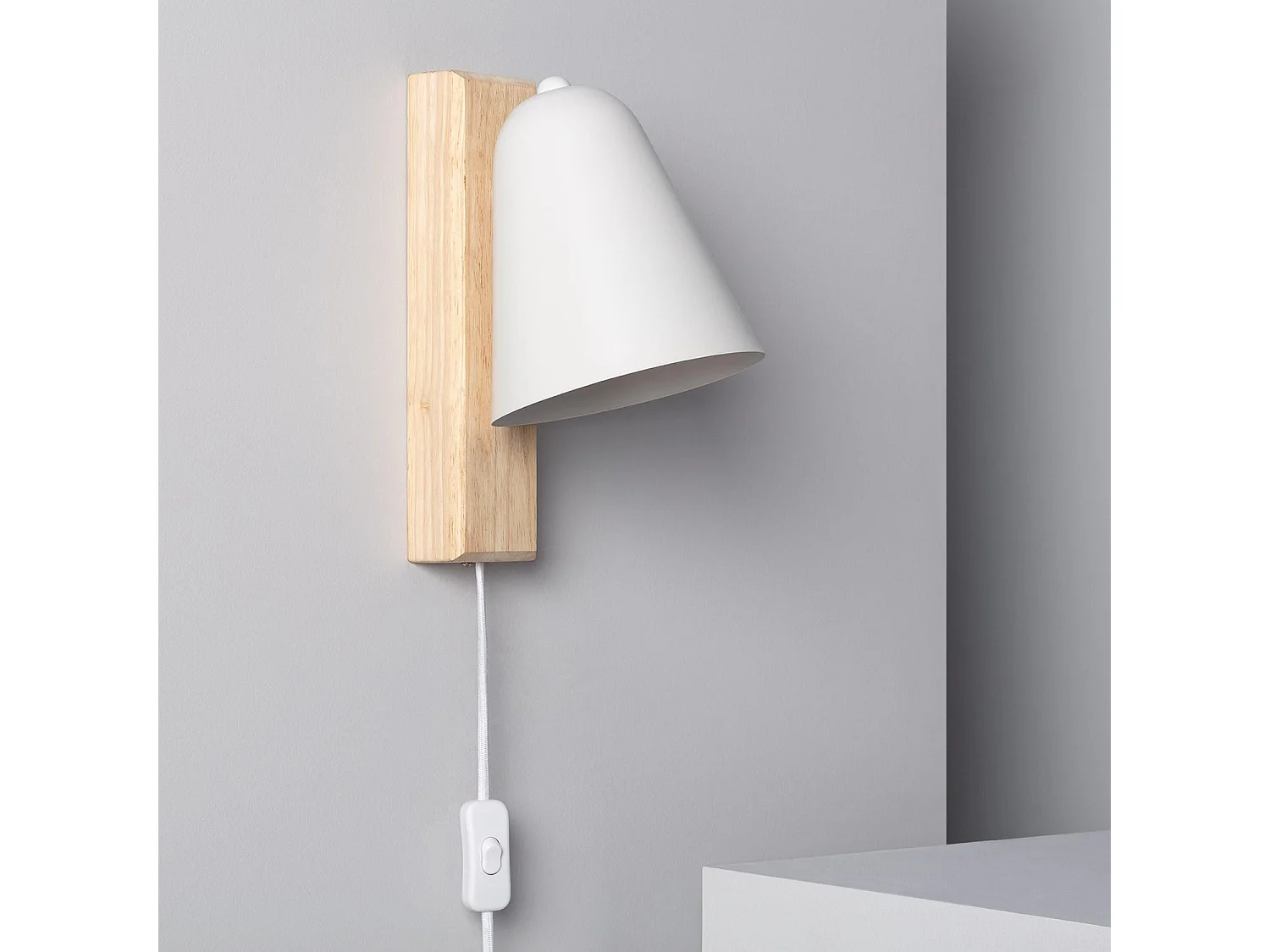 Lampada da Parete Mysen Bianco