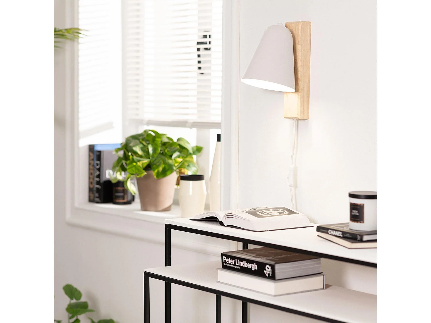 Lampada da Parete Mysen Bianco