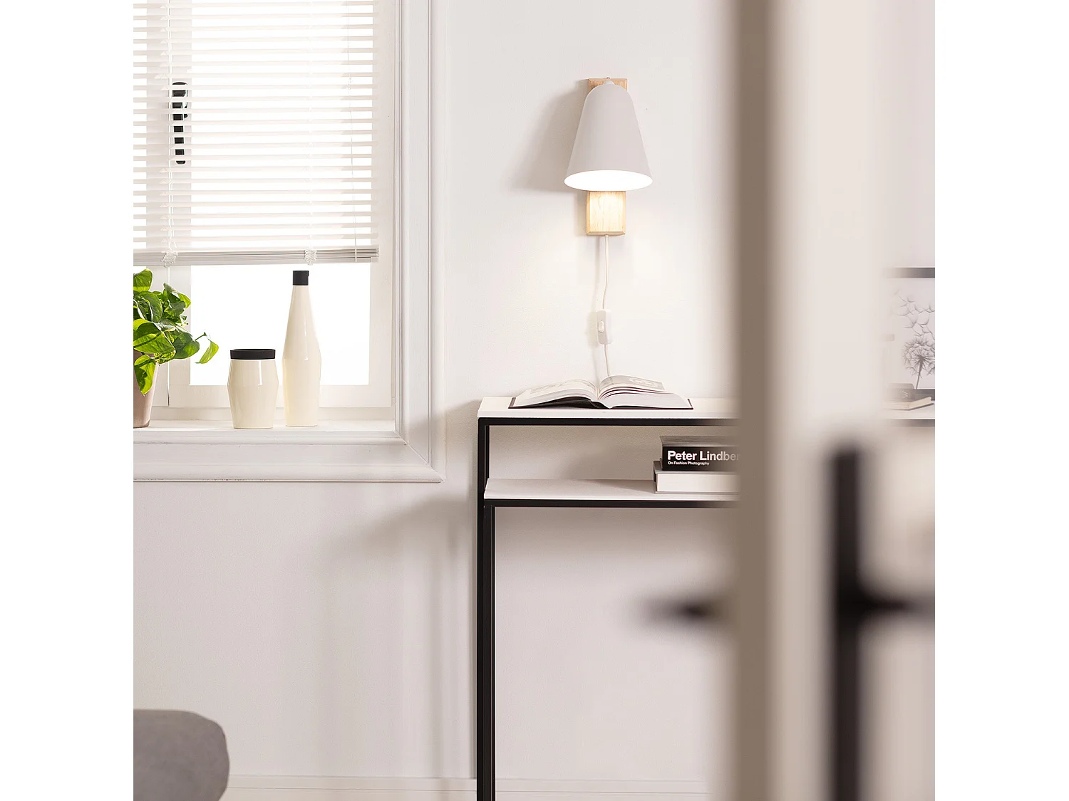 Lampada da Parete Mysen Bianco