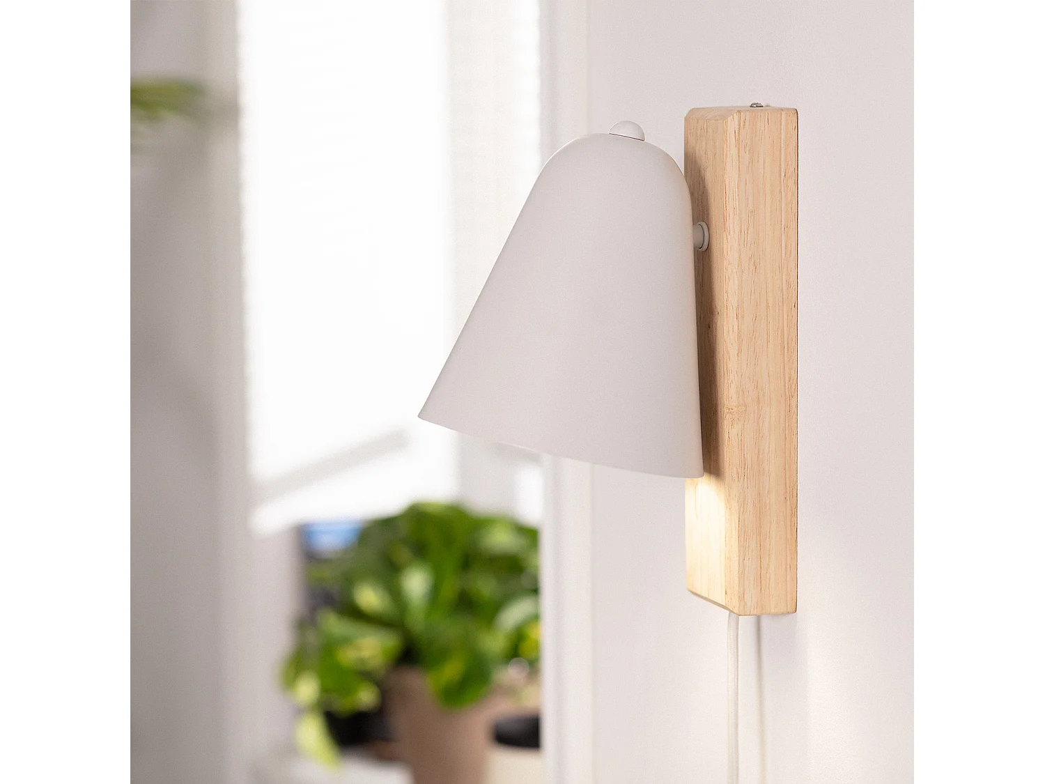 Lampada da Parete Mysen Bianco