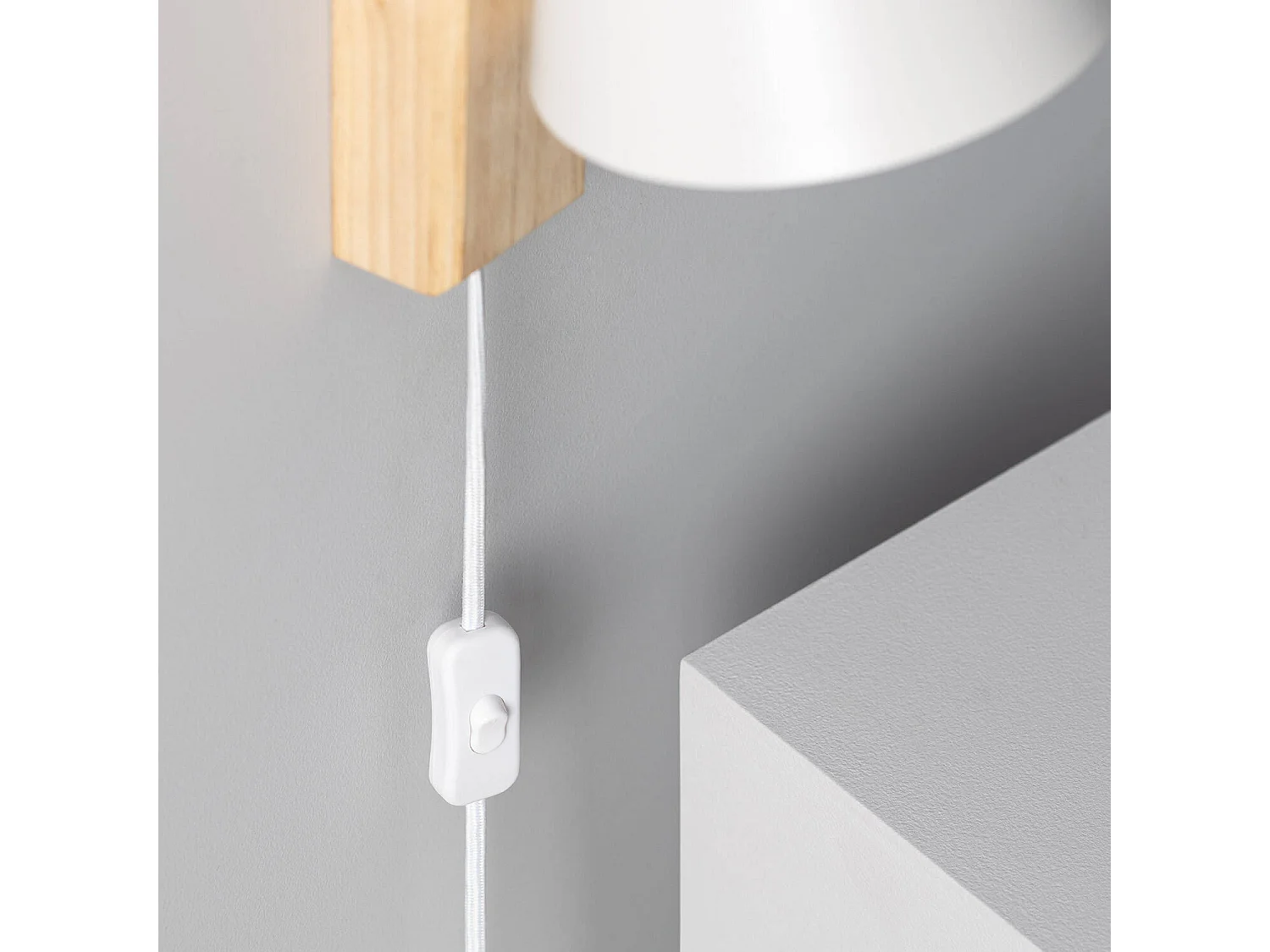 Lampada da Parete Mysen Bianco