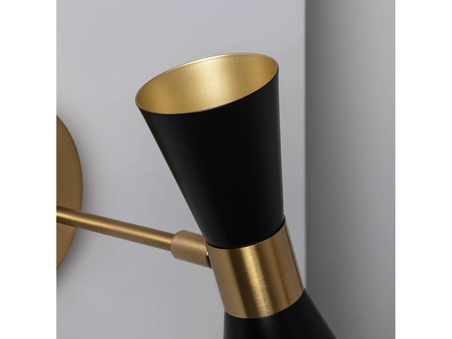 Lampe Murale Métal Jigger Orientable Noir