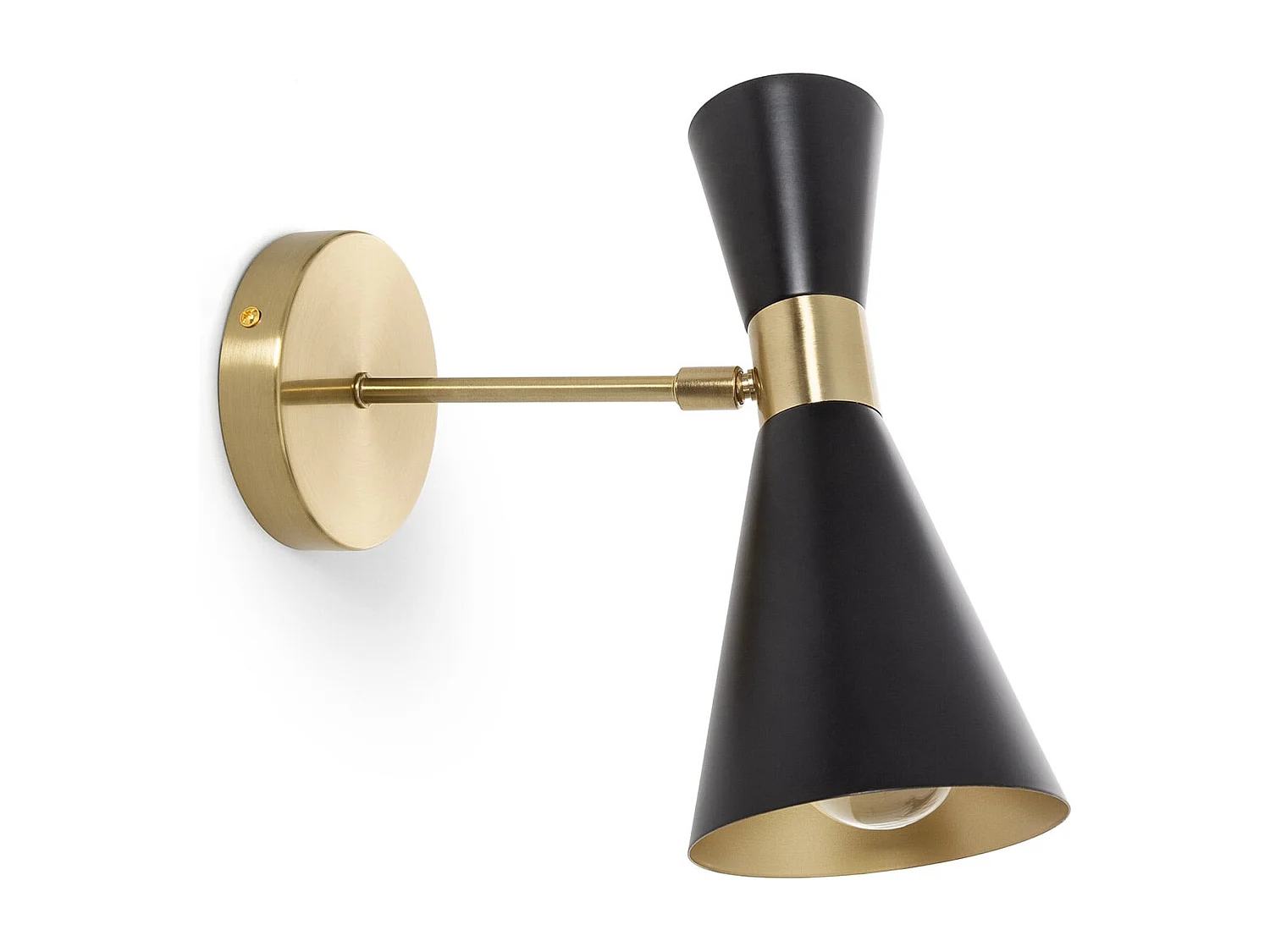 Lampe Murale Métal Jigger Orientable Noir