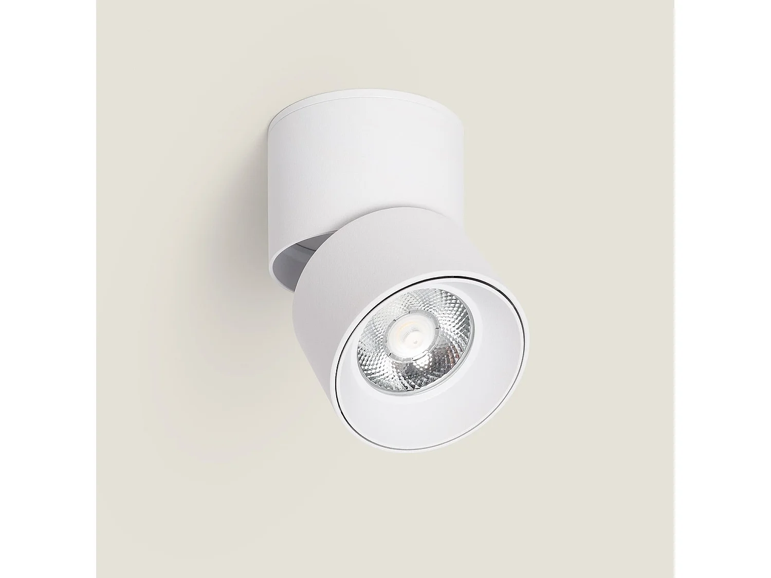 Applique LED Aluminium Ronde New Onuba 7W Blanche 4000K Blanc neutre