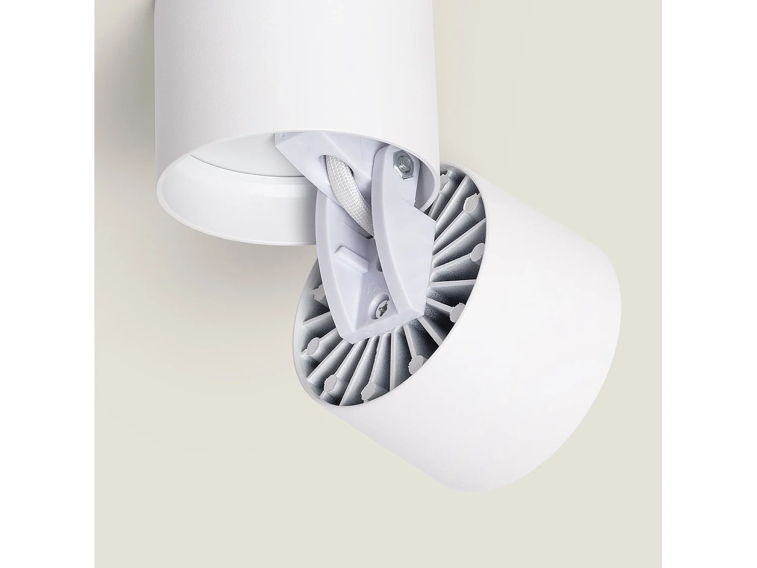 Applique LED Aluminium Ronde New Onuba 7W Blanche 4000K Blanc neutre
