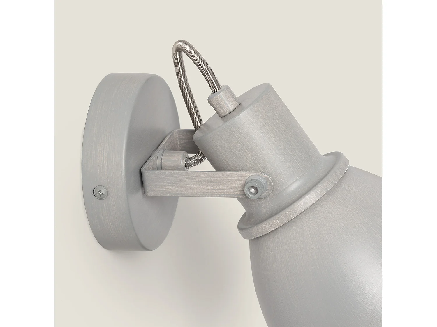 Lampe Murale Orientable Aluminium Emery 1 Spot  Gris