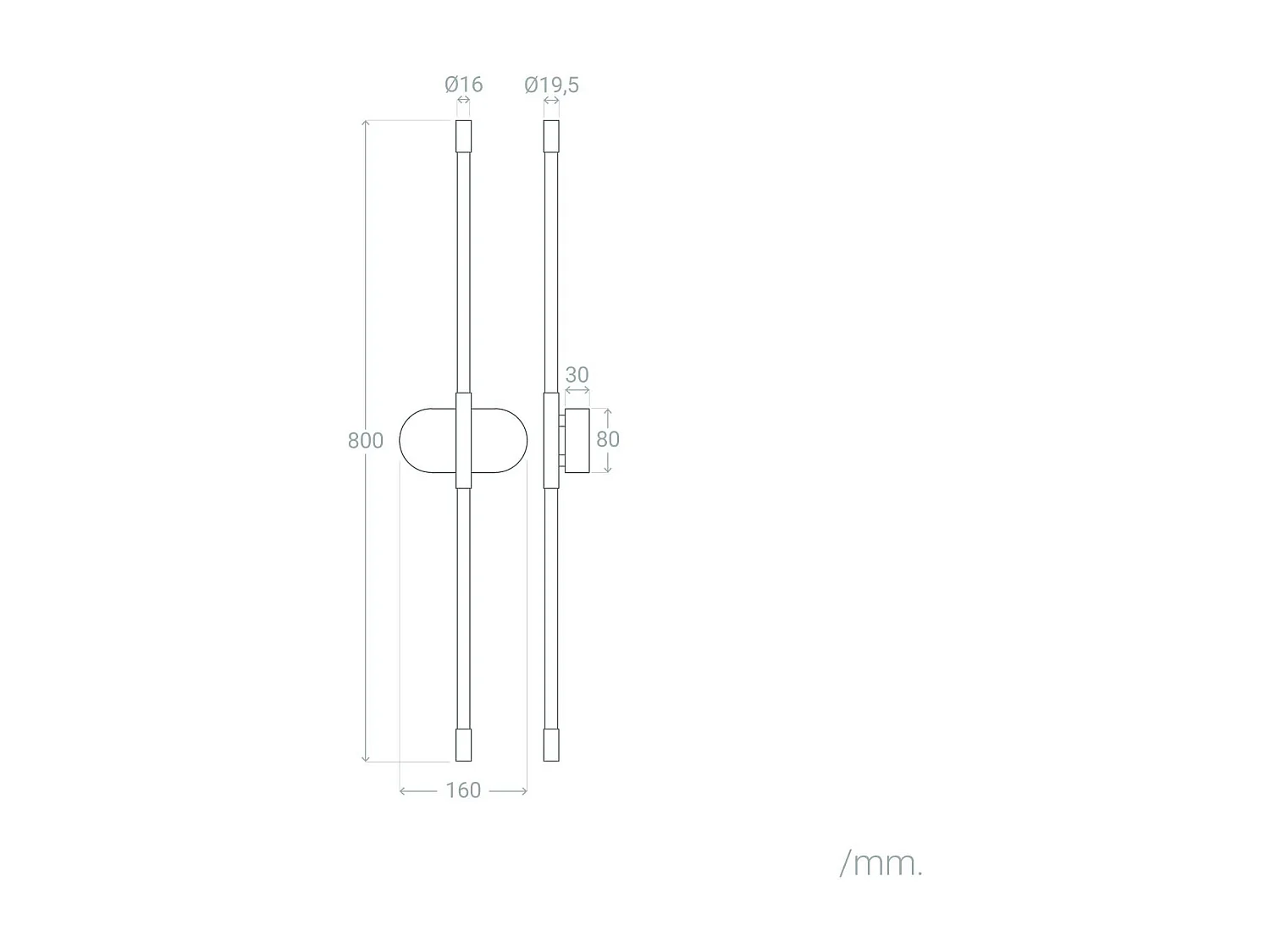Applique Murale LED 11W Métal InterLight Doré