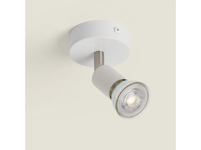 Applique Orientable Aluminium Oasis 1 Spot Blanc Blanc