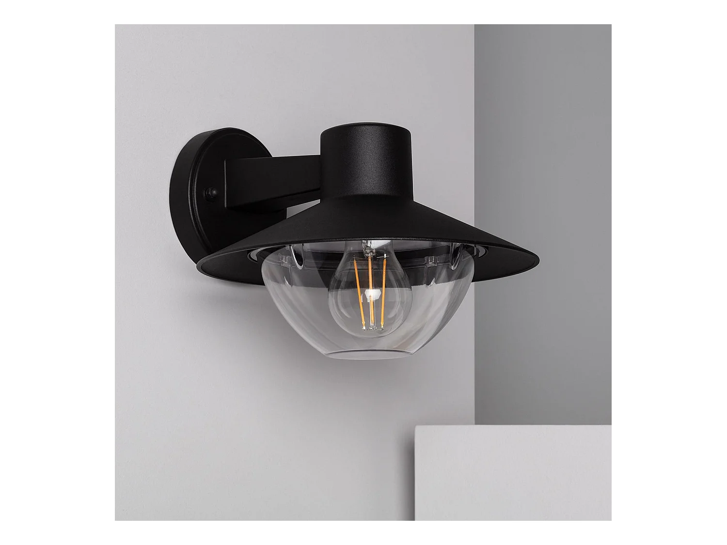 Lampada da parete Neiva Nero