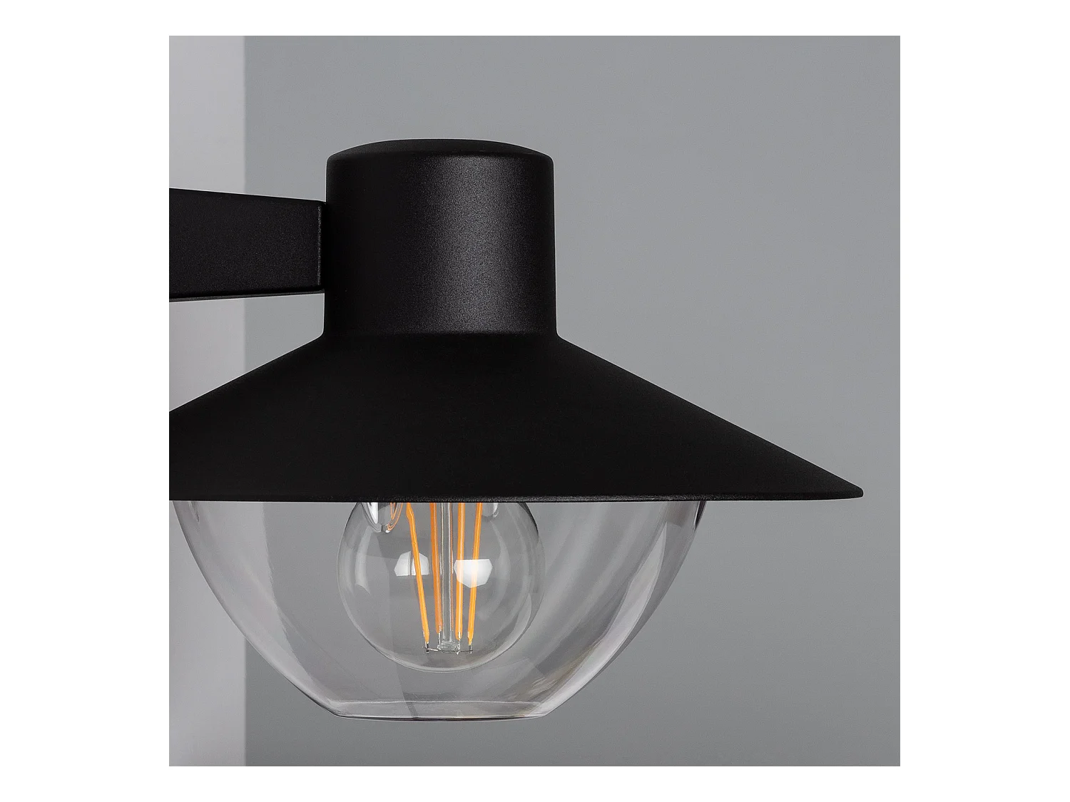 Lampada da parete Neiva Nero