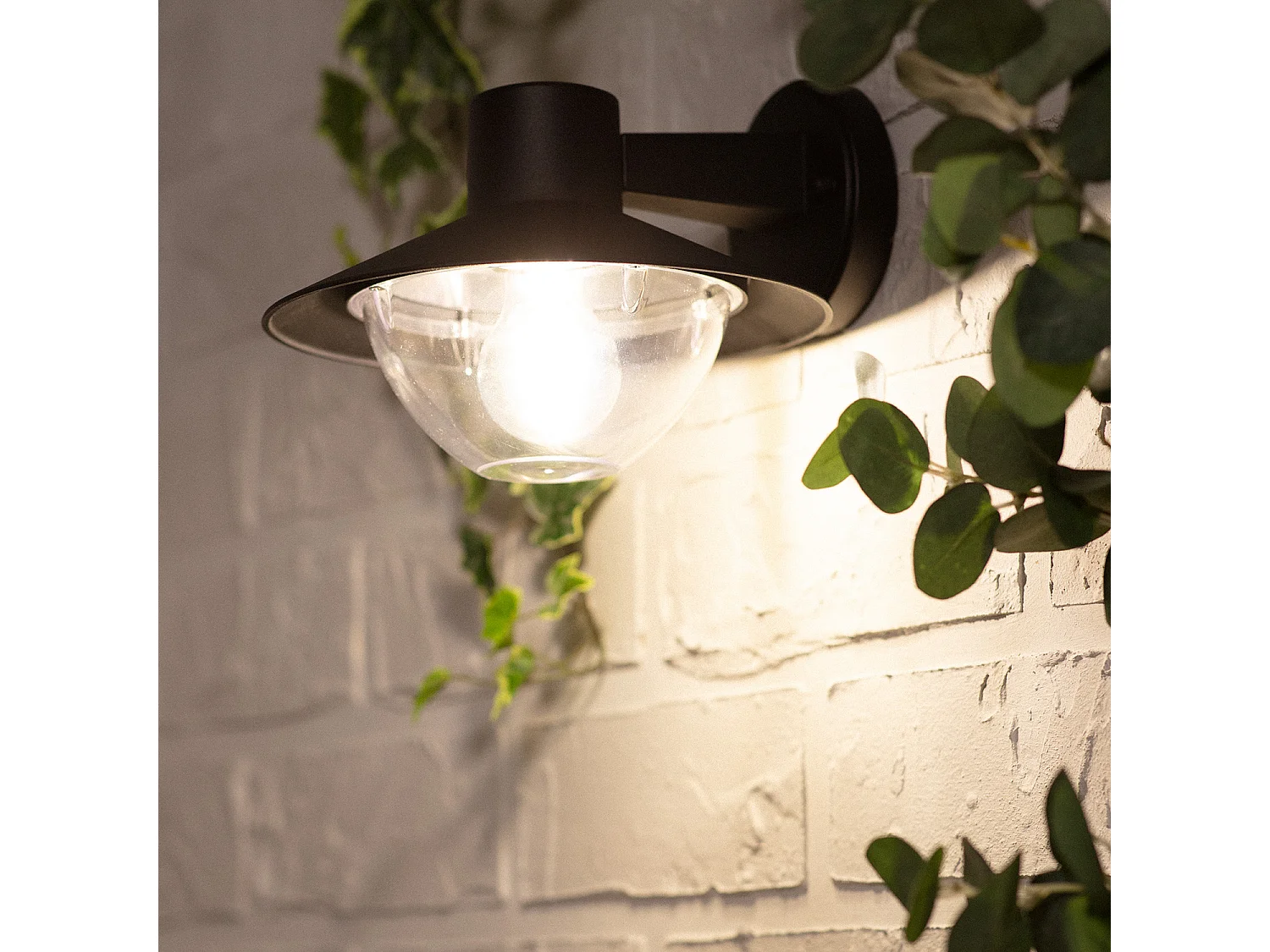 Lampe Murale Extérieure Aluminium Neiva Noir