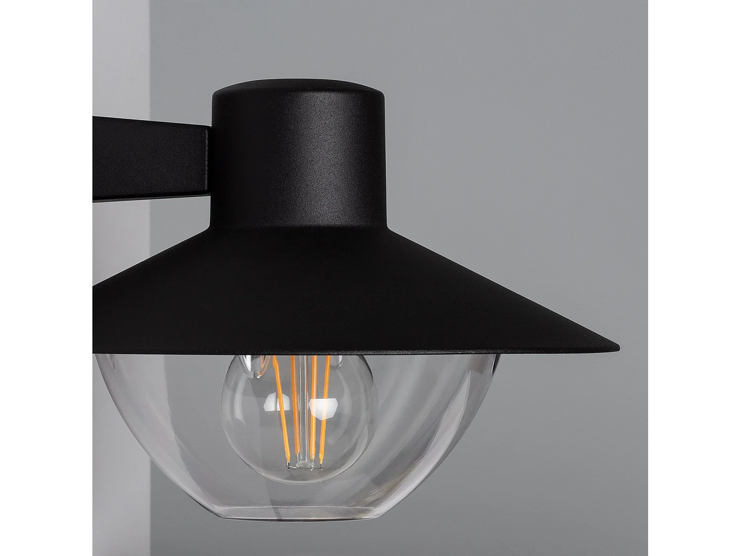 Lampe Murale Extérieure Aluminium Neiva Noir