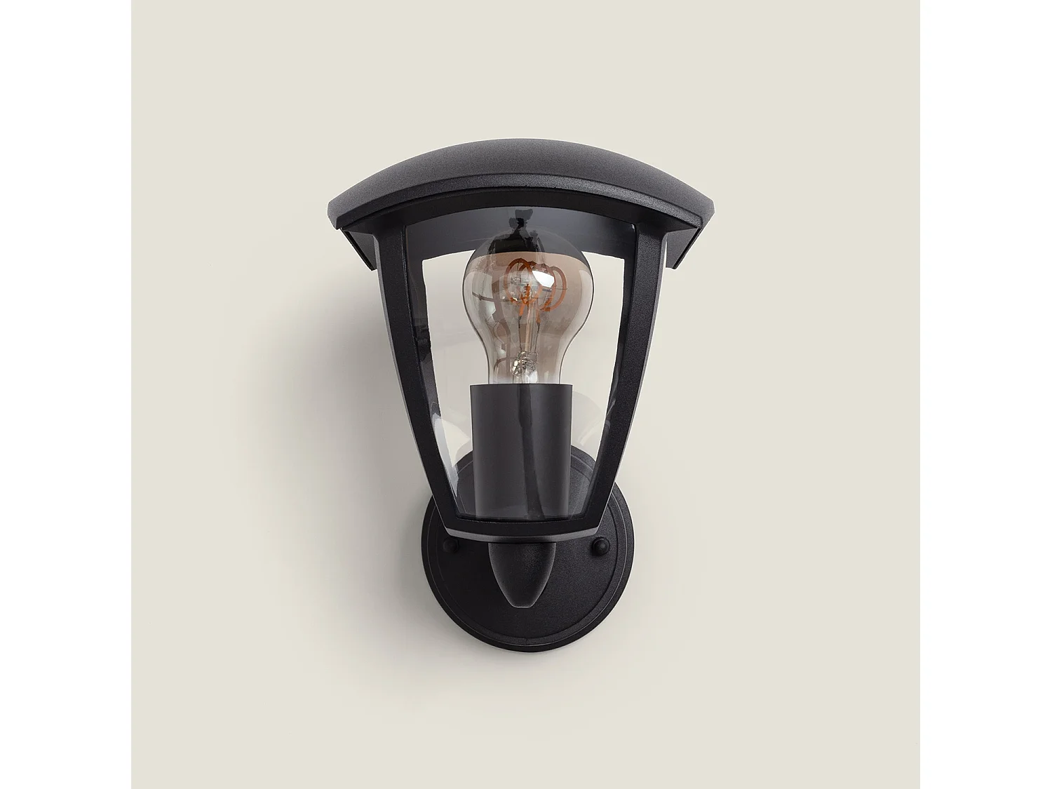 Lampe Murale Extérieure Aluminium Bras Inférieur Nasca Noir