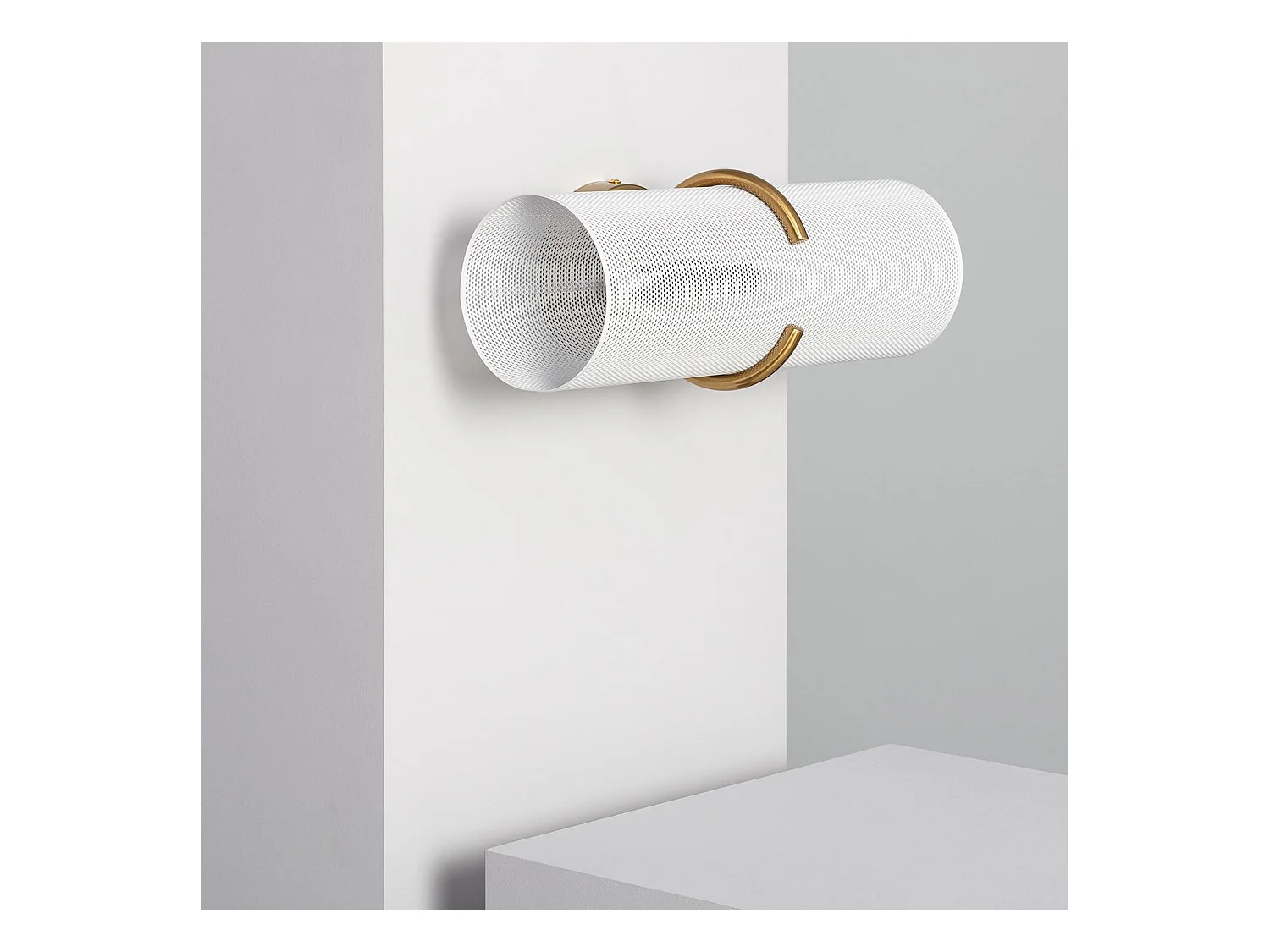 Aplique de Pared de Metal Daily Dorado