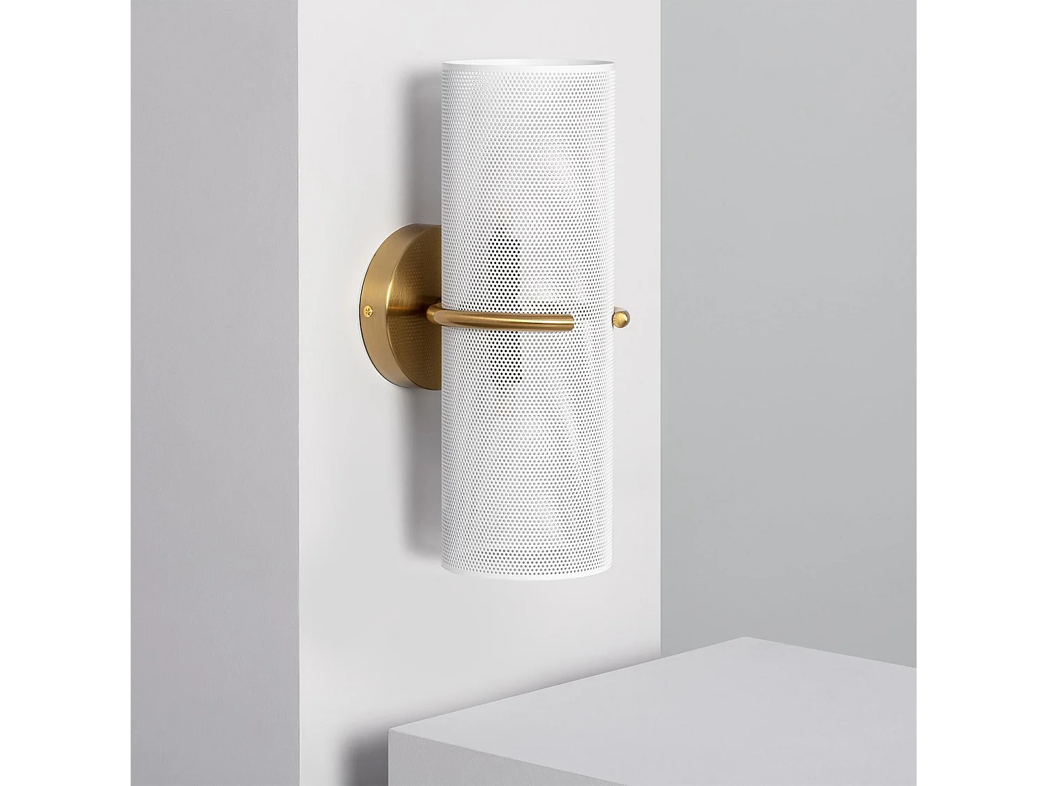 Aplique de Pared de Metal Daily Dorado