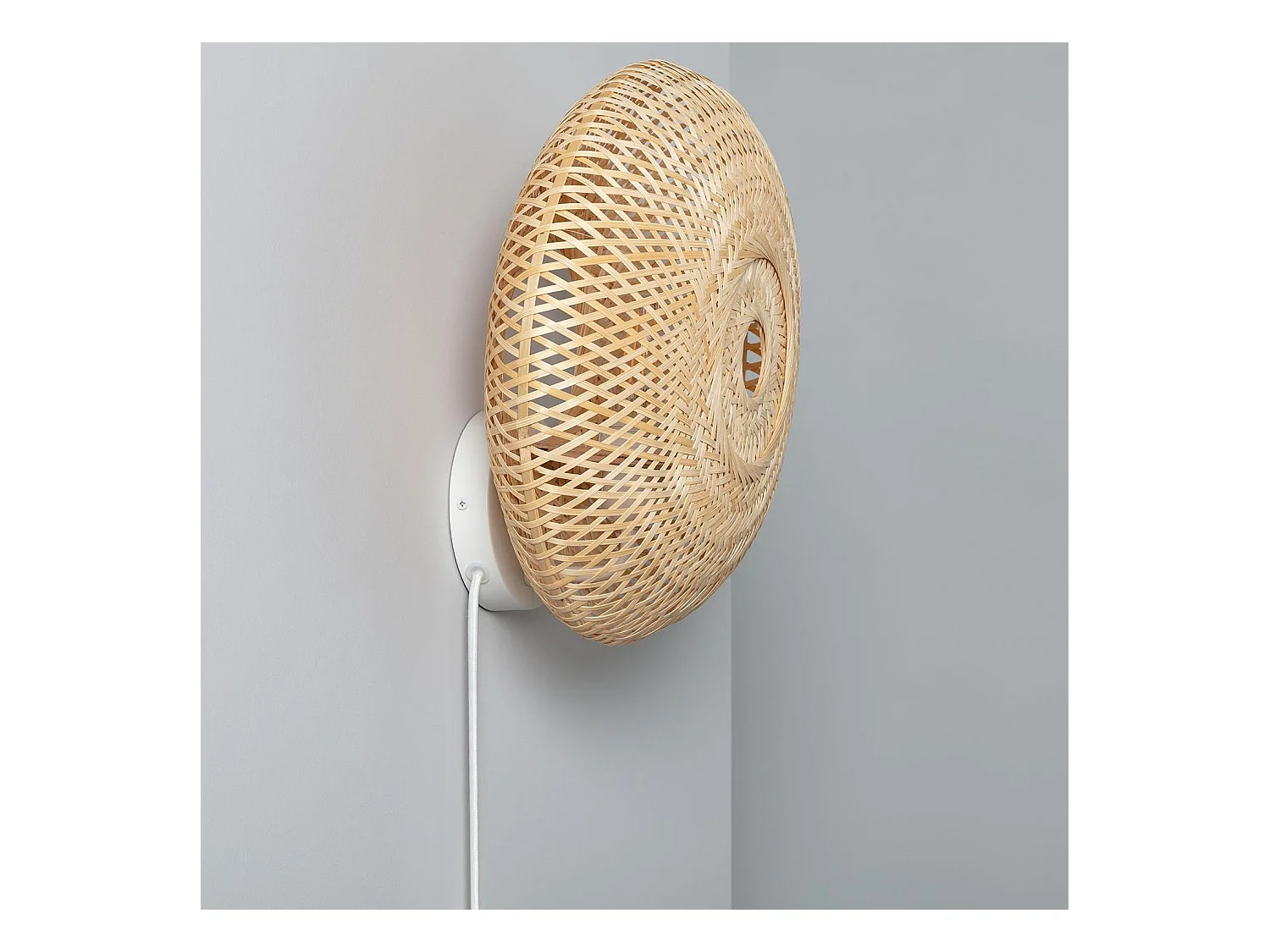 Lampe Murale Bambou Manen  Naturel