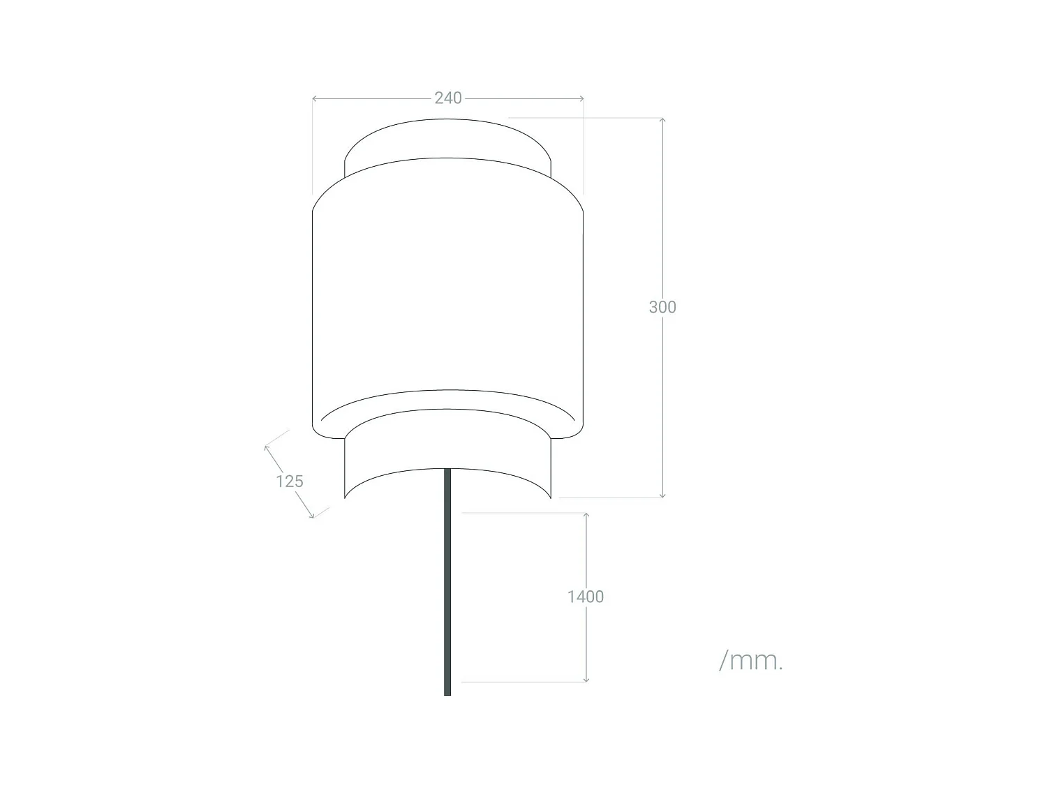 Aplique de Pared de Ratán Kirito Natural