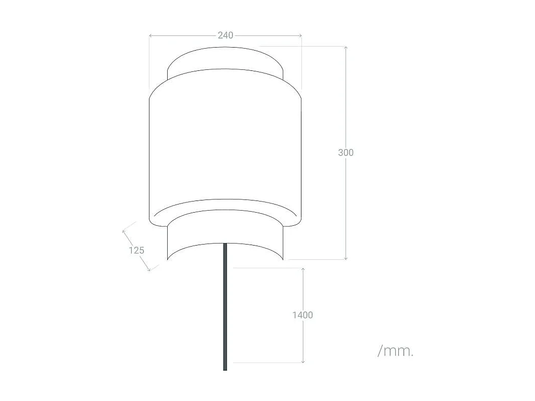 Applique Murale Rotin Kirito Naturel