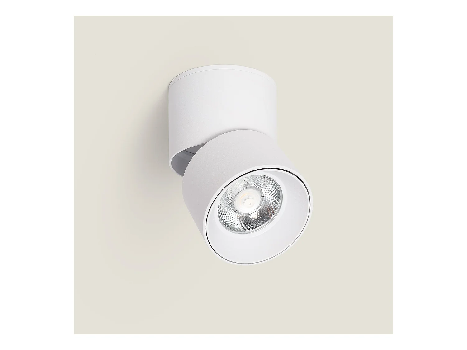 Applique LED Aluminium Ronde New Onuba 7W Blanche 5000K Blanc froid