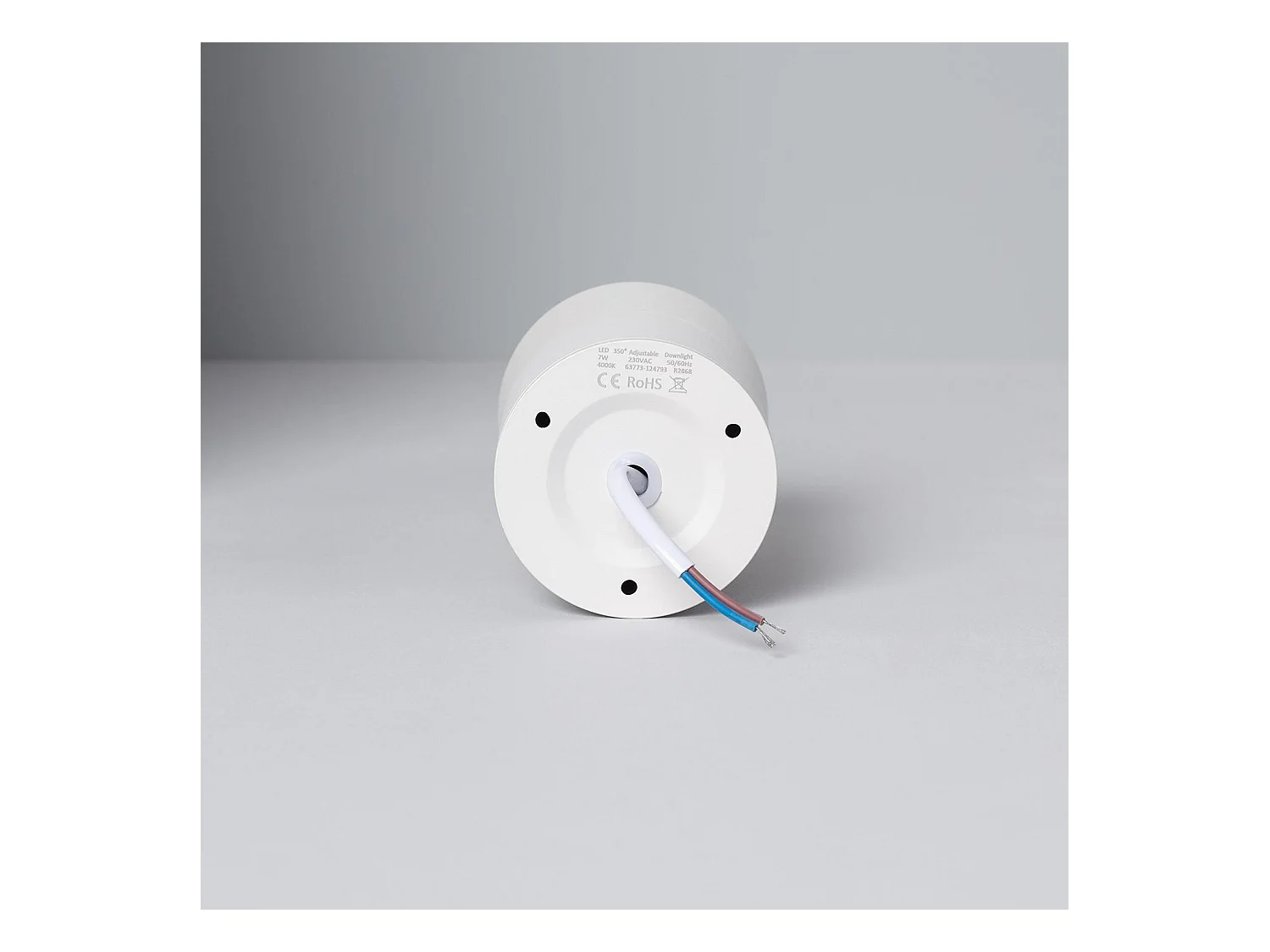 Applique LED Aluminium Ronde New Onuba 7W Blanche 5000K Blanc froid