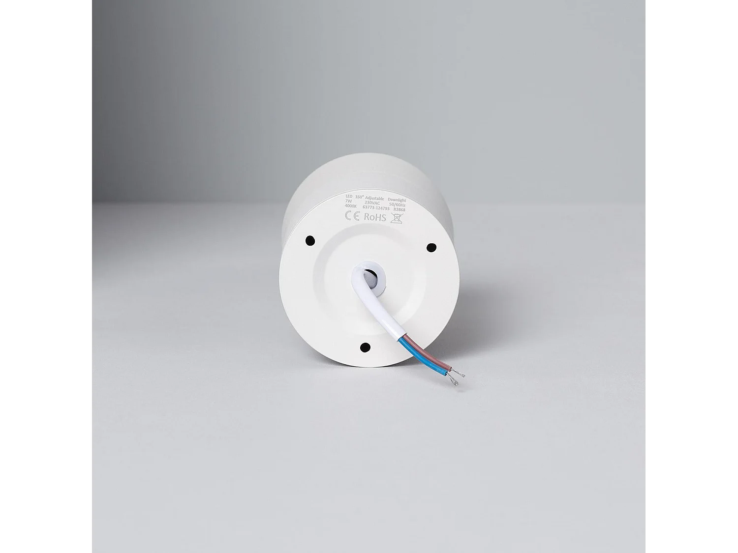 Aplique LED 7W Aluminio Circular Blanco New Onuba 5000K Blanco Frío