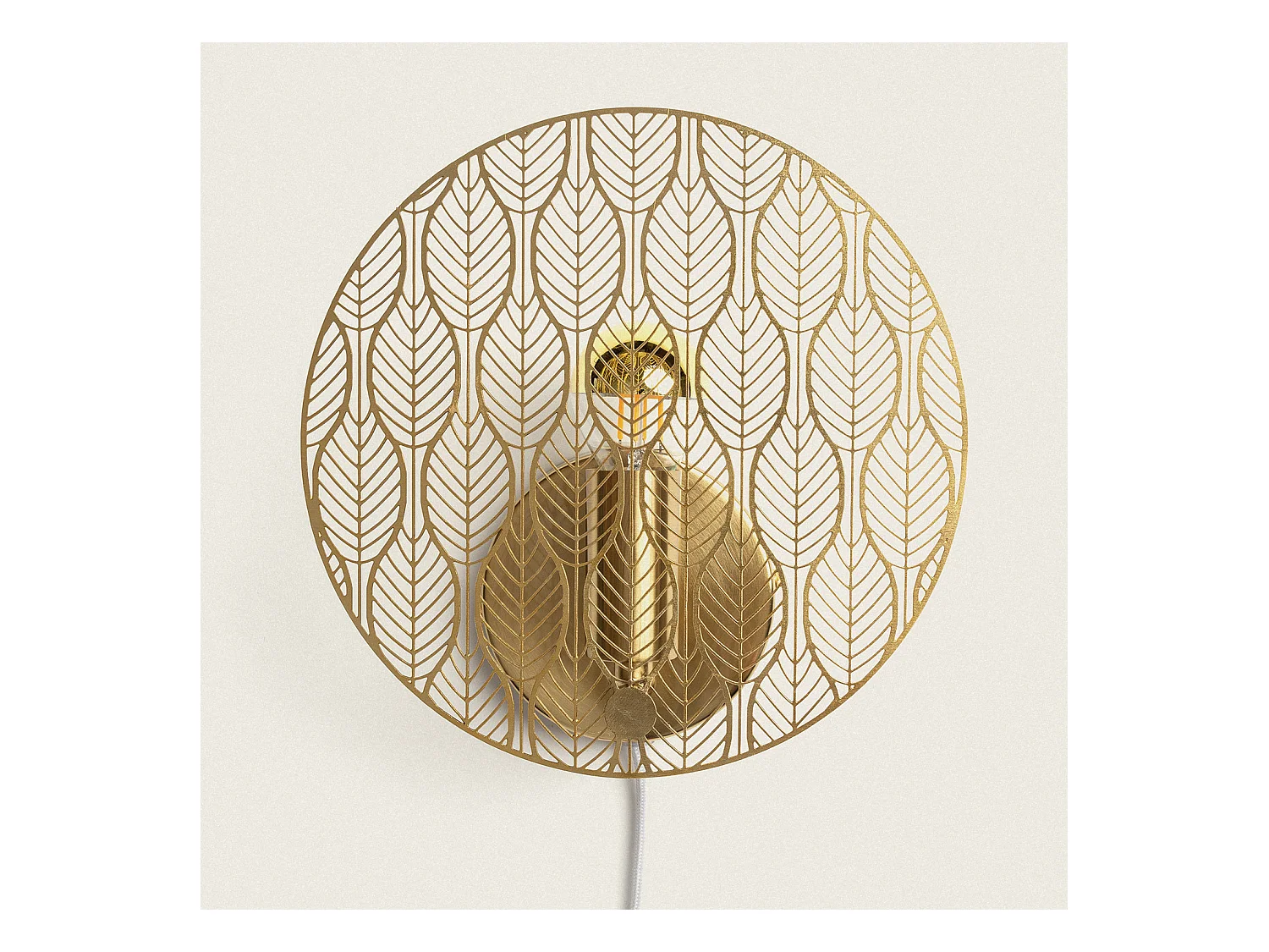 Lampe murale Métal Delly Doré