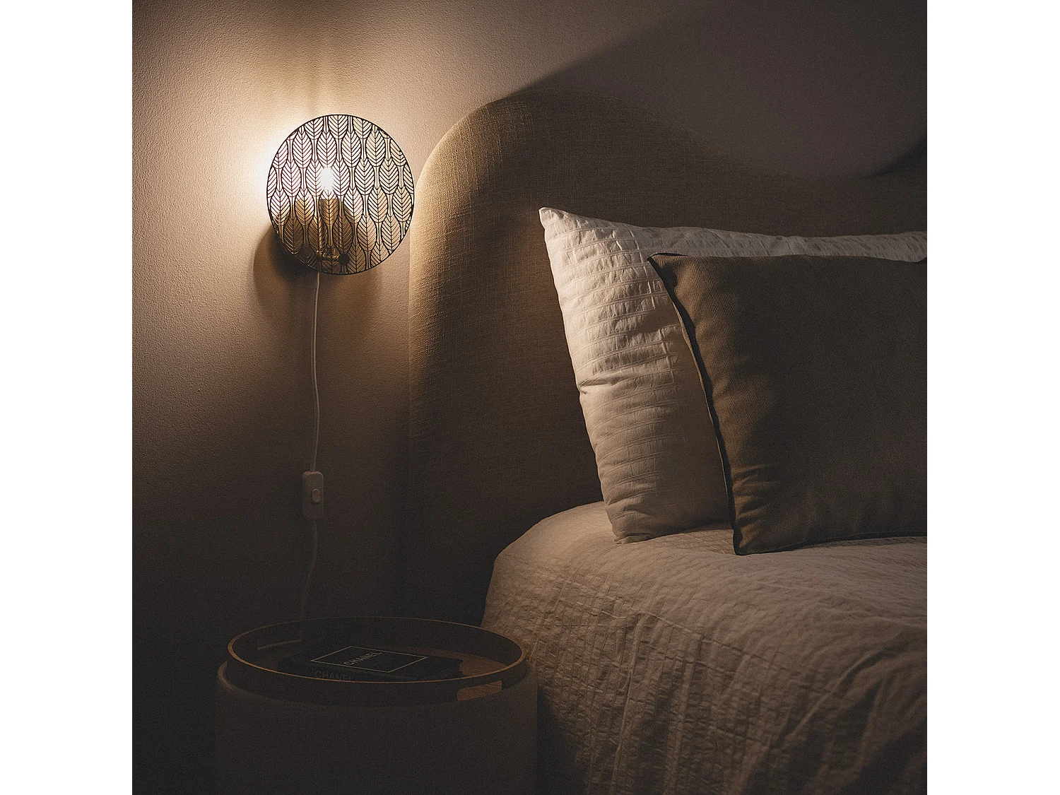 Lampe murale Métal Delly Doré