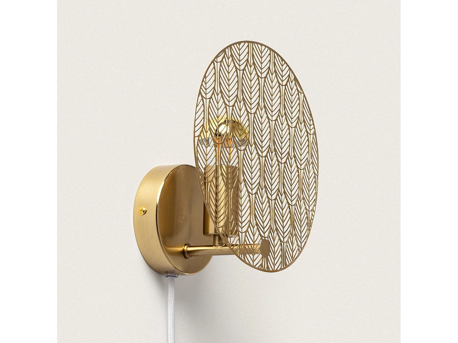 Lampada da Parete Metallo Delly Oro