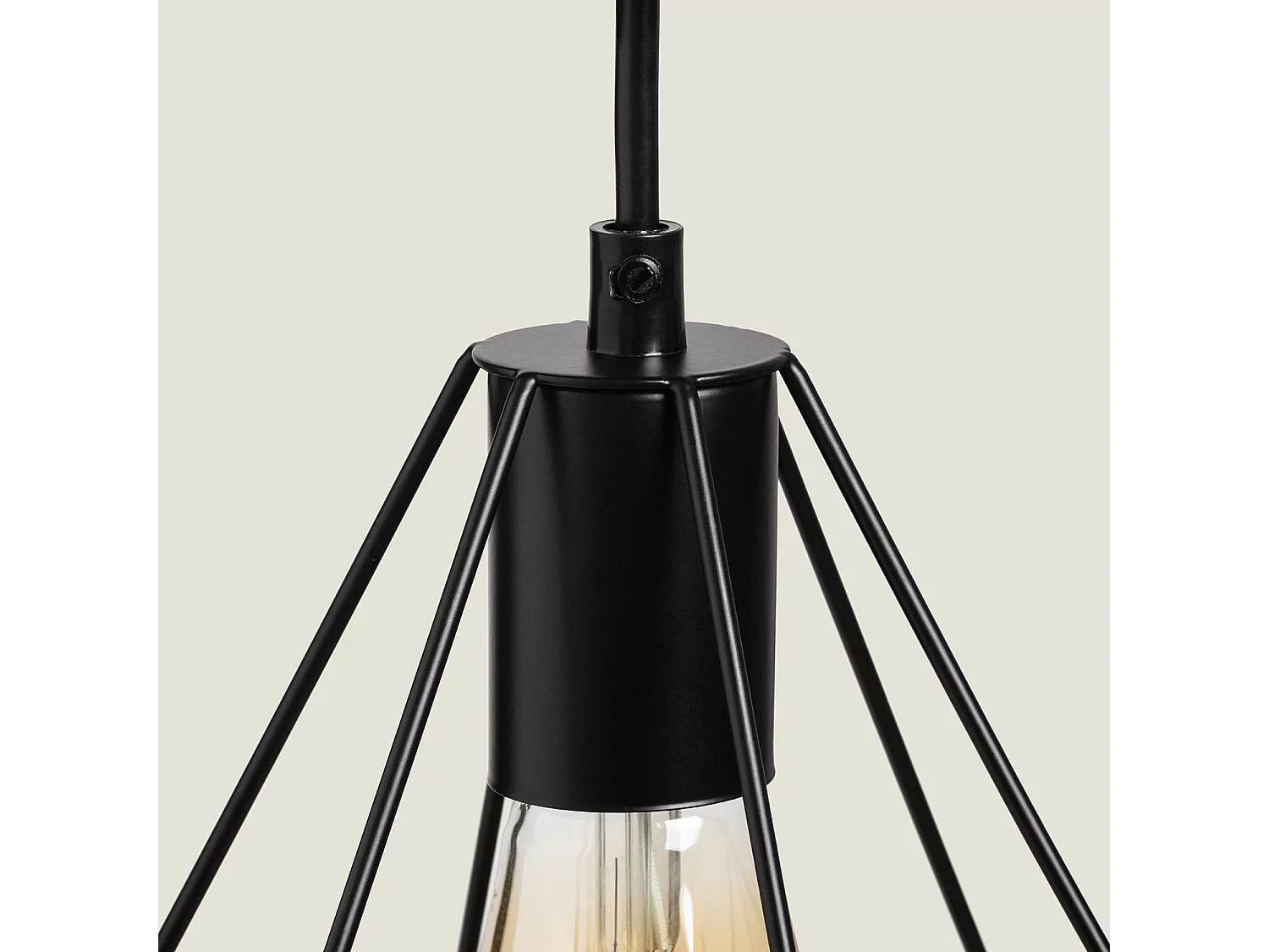 Lampe Murale Métal et Bois Sardo Noir