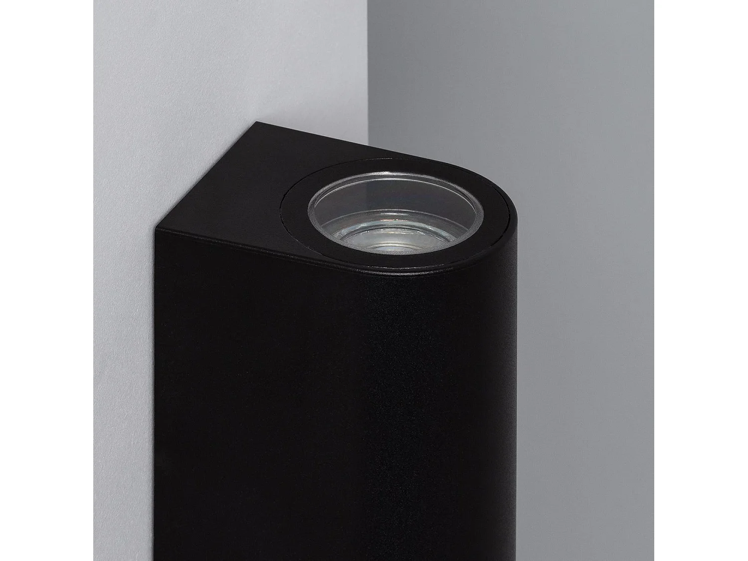 Applique Murale Extérieure Gala Éclairage Double Face Noire  Noir