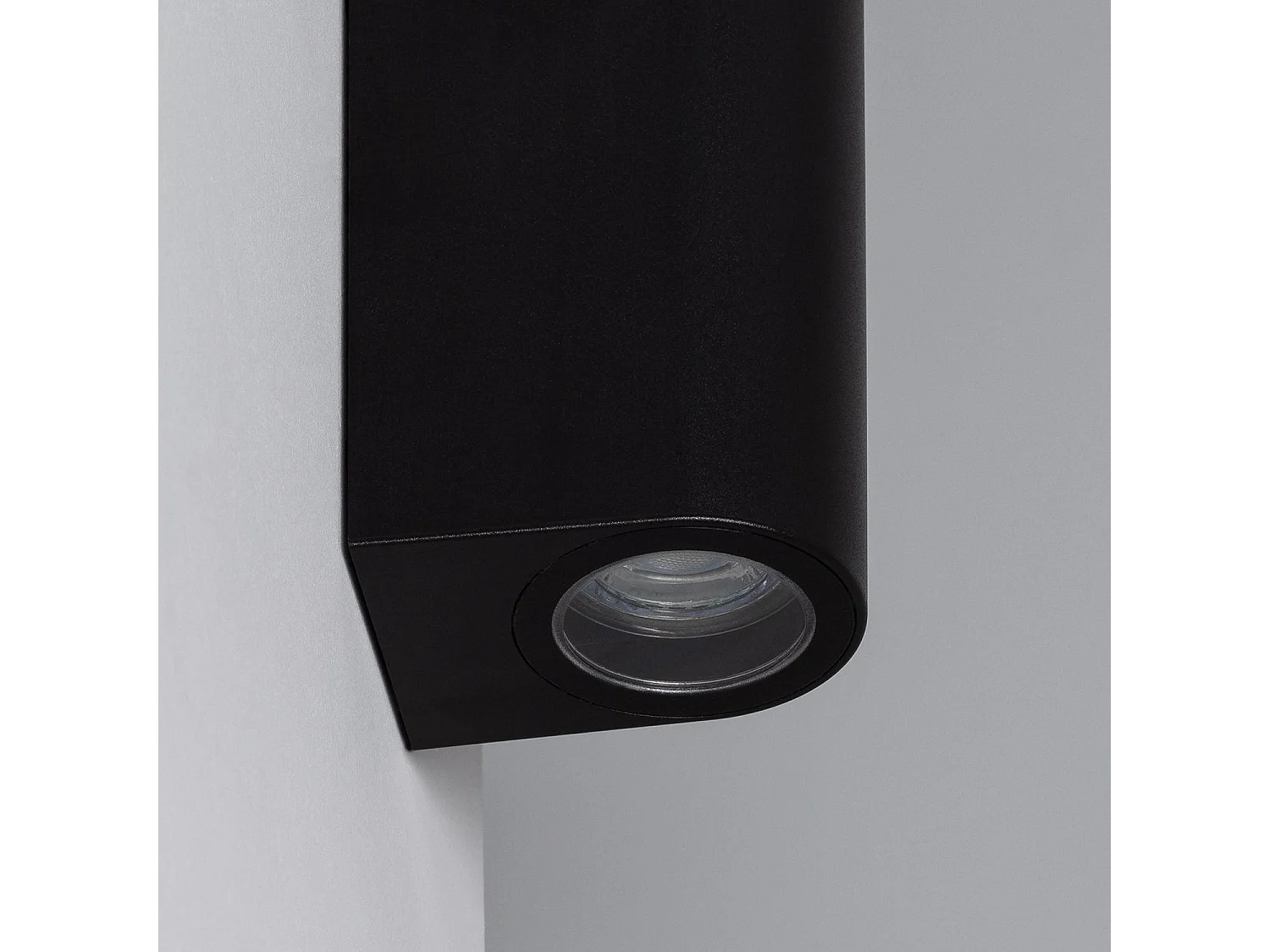 Applique Murale Extérieure Gala Éclairage Double Face Noire  Noir