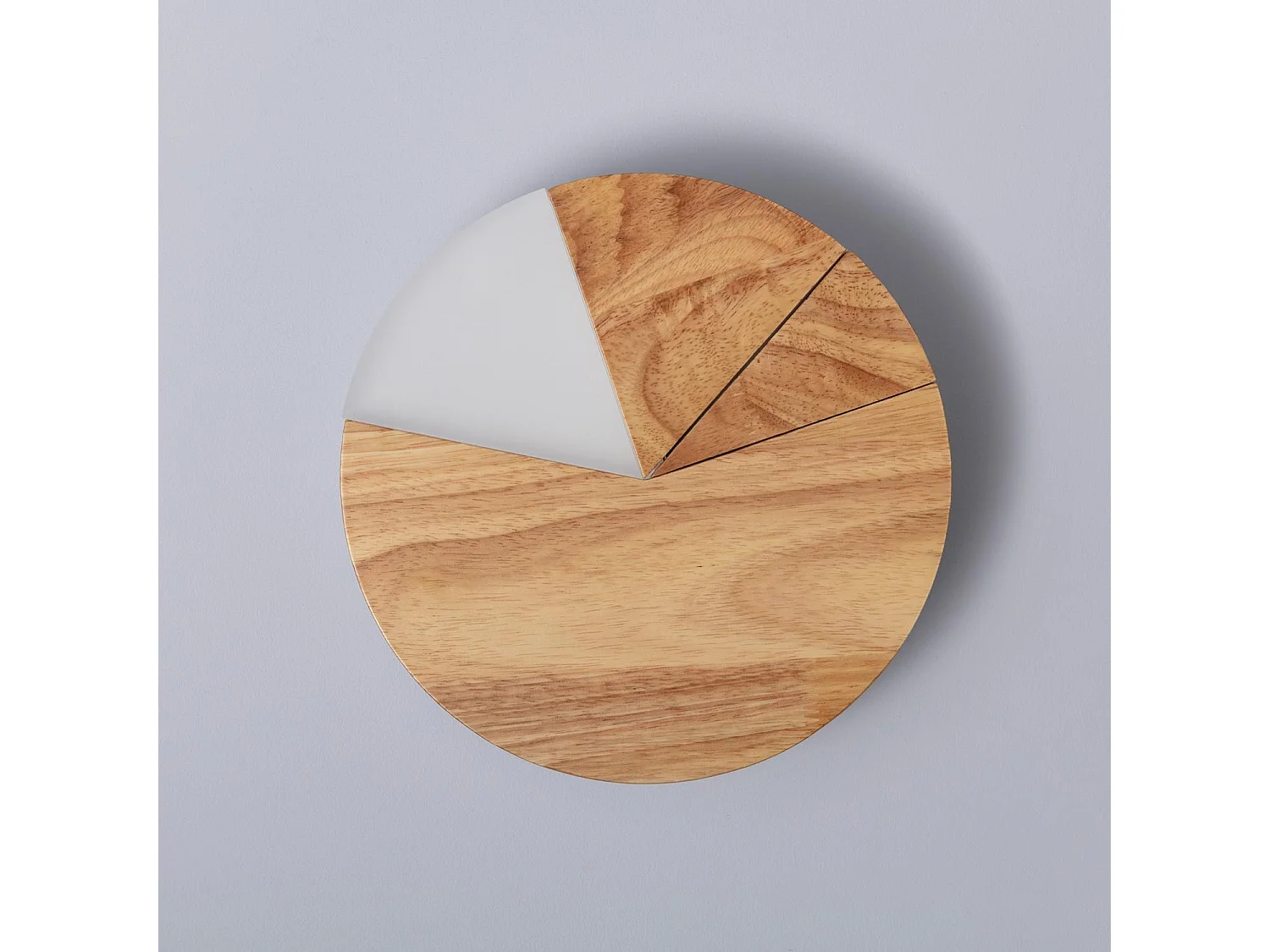 Aplique de Pared LED 18W de Madera Farmaajo Natural