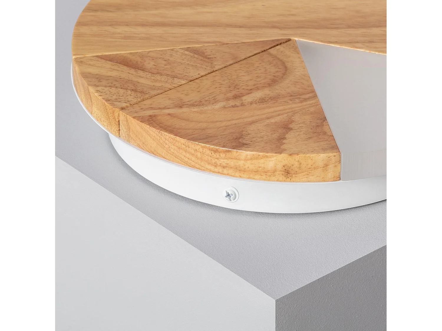 Aplique de Pared LED 18W de Madera Farmaajo Natural