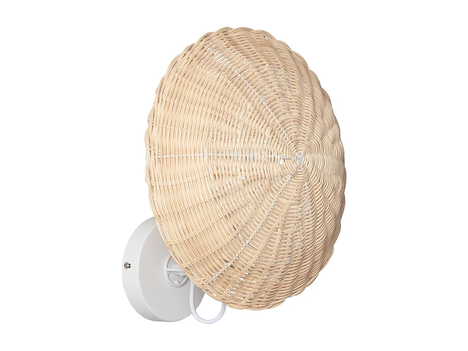 Applique Murale Rotin Salmor Blanc