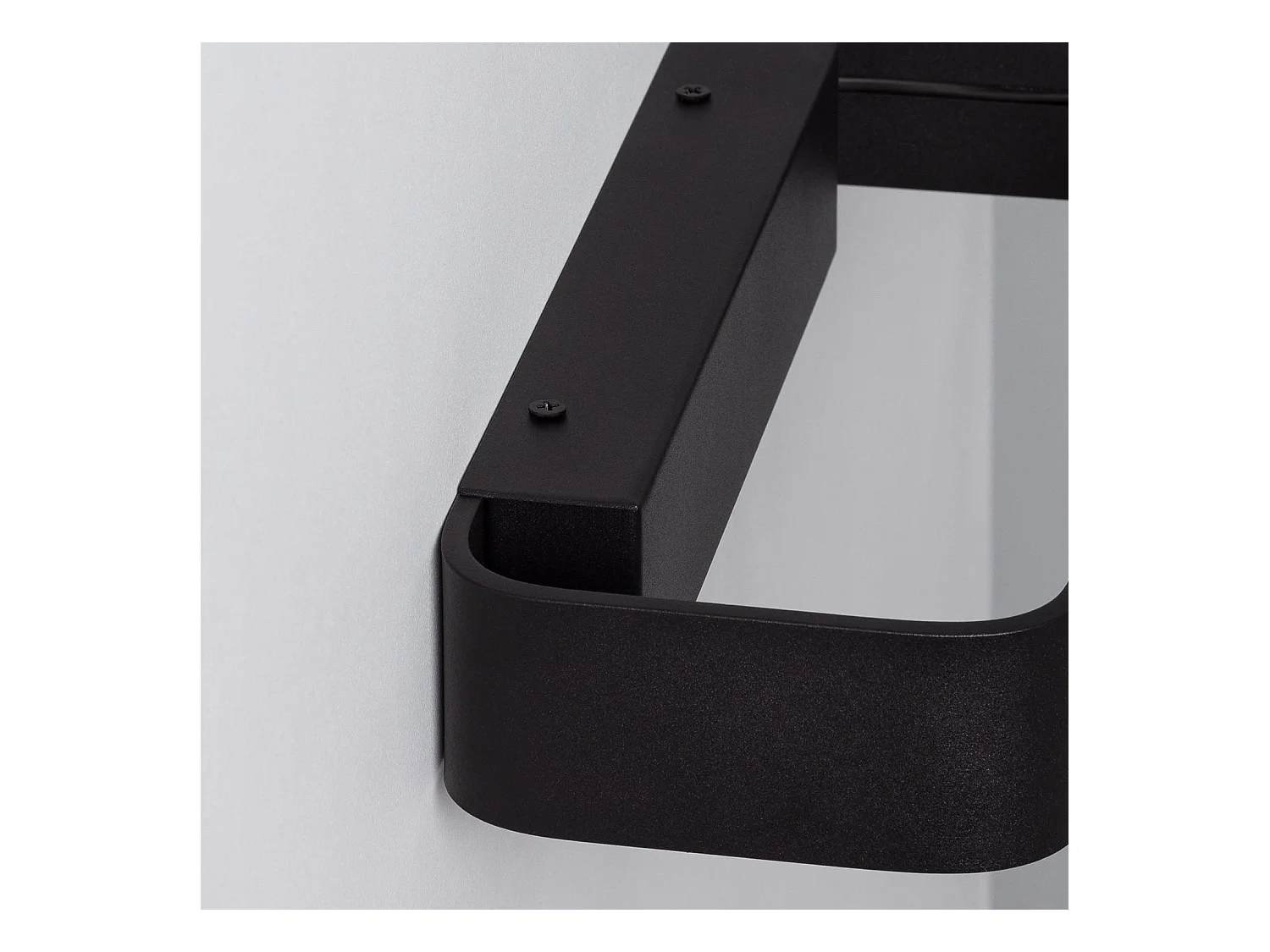 Applique LED Deves 9W Nero 2700K Bianco Caldo