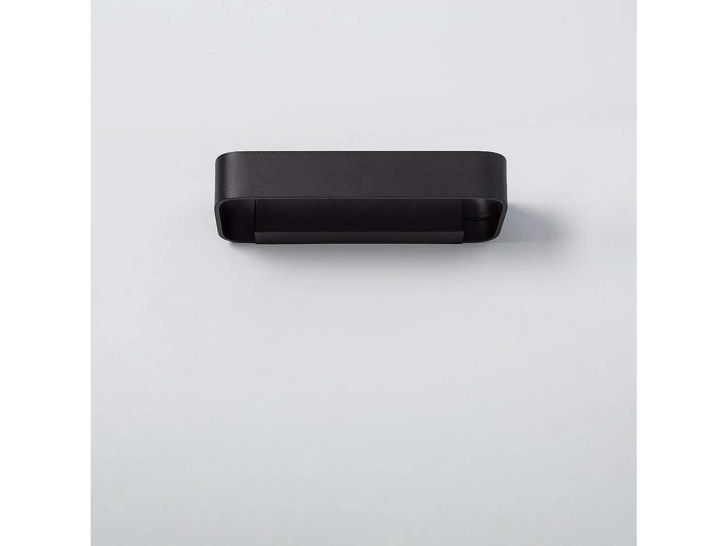 Aplique de Pared LED 9W de Aluminio Deves Negro 2700K Blanco Cálido