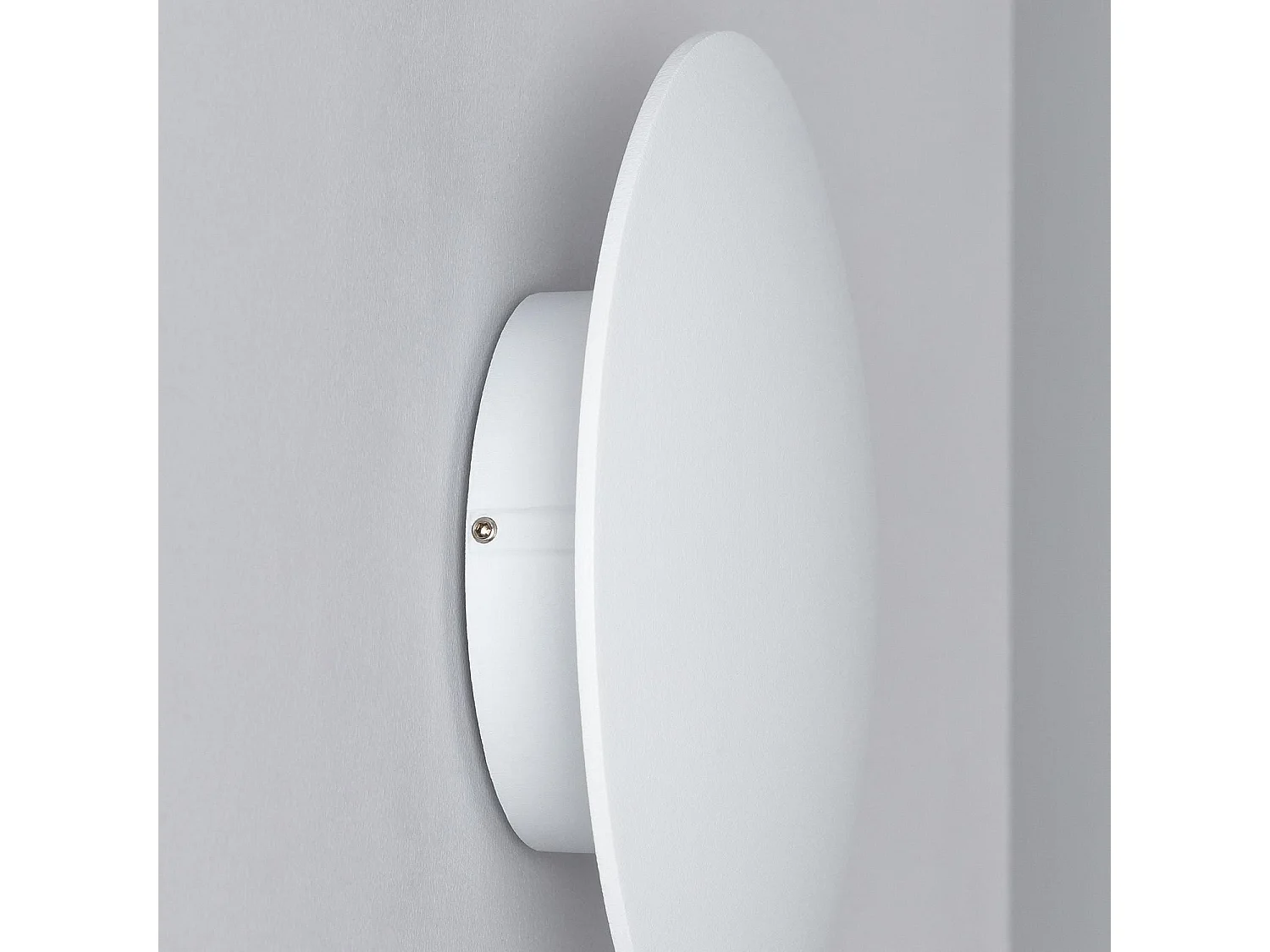 Applique Murale LED Aluminium Iris 8W Blanche 3000K Blanc chaud