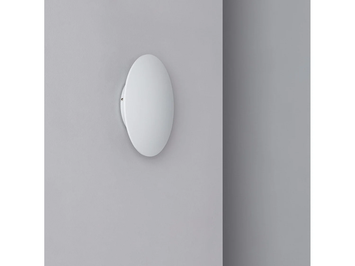 Applique Murale LED Aluminium Iris 8W Blanche 3000K Blanc chaud