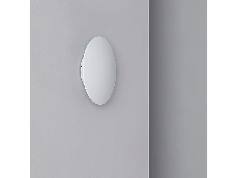 Applique Murale LED Aluminium Iris 8W Blanche 3000K Blanc chaud