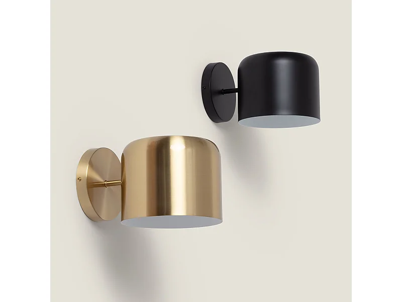 Lámpara de Pared de Metal Bedourie Dorado