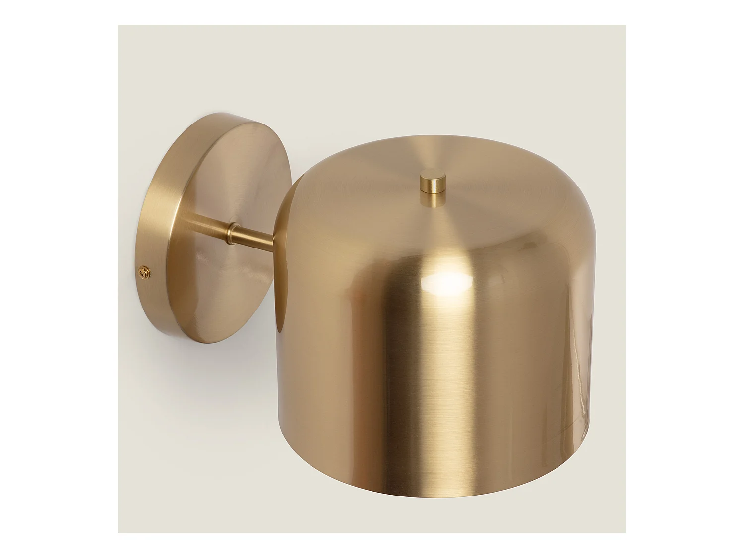 Lámpara de Pared de Metal Bedourie Dorado