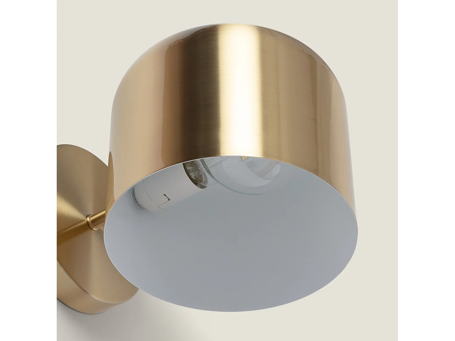 Lampe Murale Métal Bedourie Doré