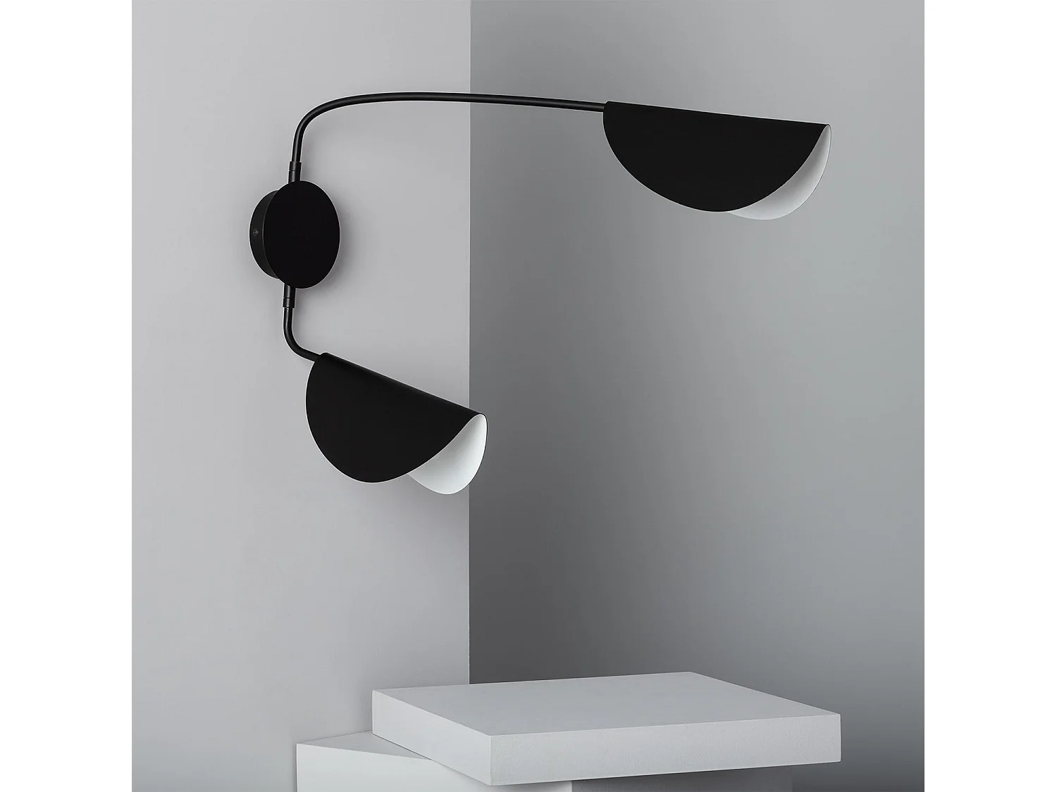 Lampe Murale Orientable Métal Sendai Noir