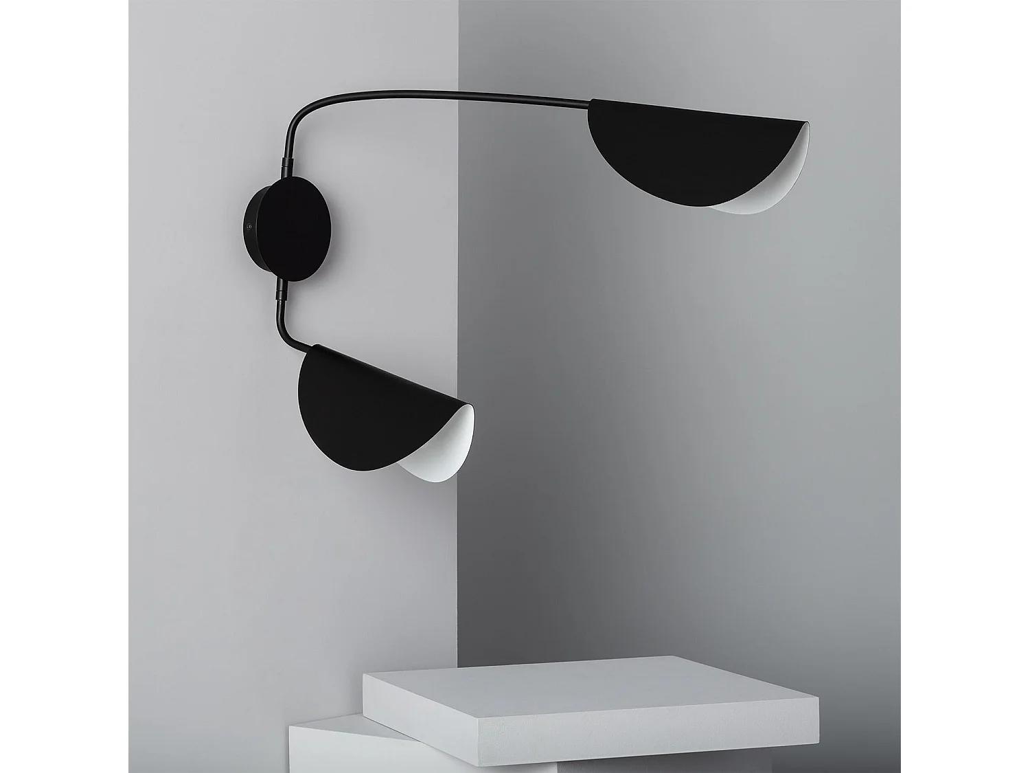 Lampe Murale Orientable Métal Sendai Noir