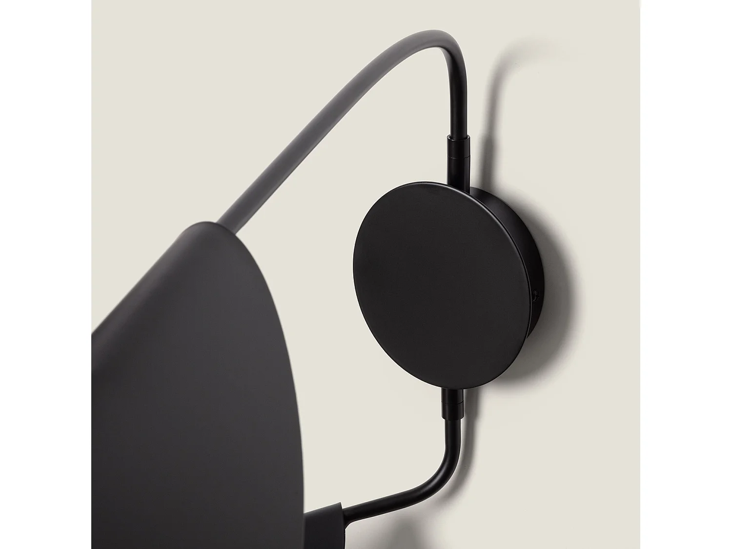 Lampada da Parete Orientabile Metallo Sendai Nero